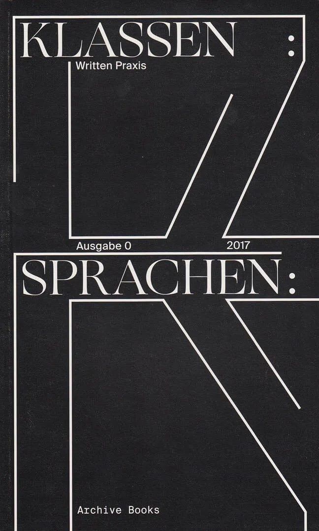 Cover of Klassen Sprachen/ Written Praxis