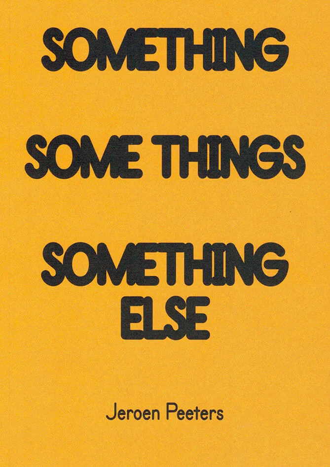 Cover of Something Some Things Something Else
