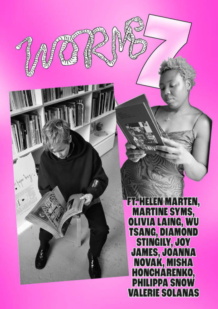 Cover of Worms #7 'Artists who Write and Writers who Art'