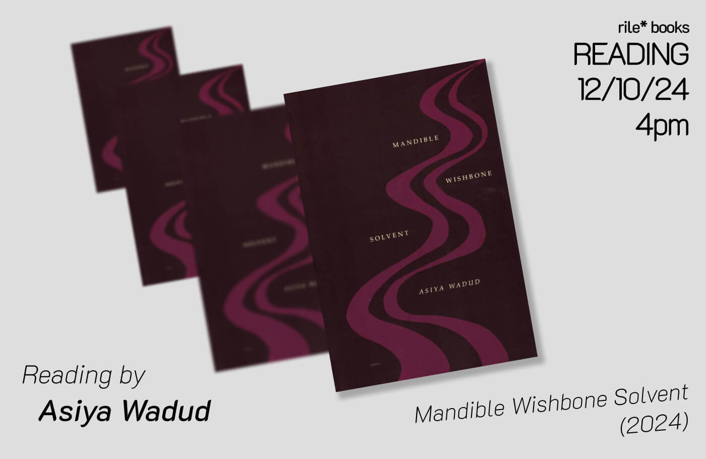 Cover of [Reading] Mandible Wishbone Solvent by Asiya Wadud