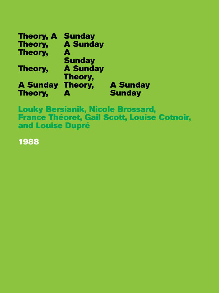 Cover of Theory, A Sunday