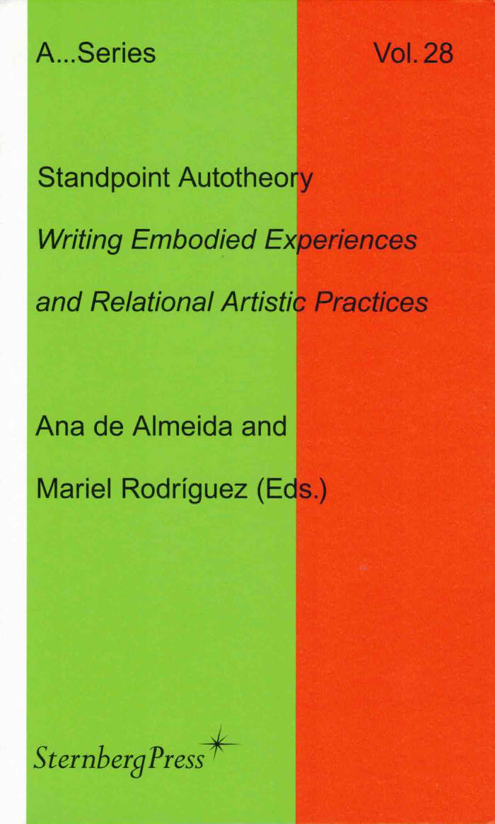 Cover of Standpoint Autotheory – Writing Embodied Experiences and Relational Artistic Practices