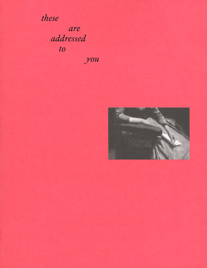 Cover of These are addressed to you