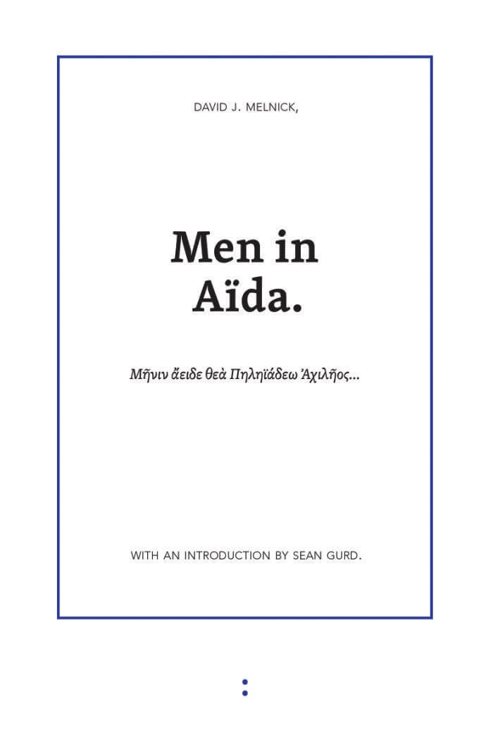 Cover of Men in Aïda