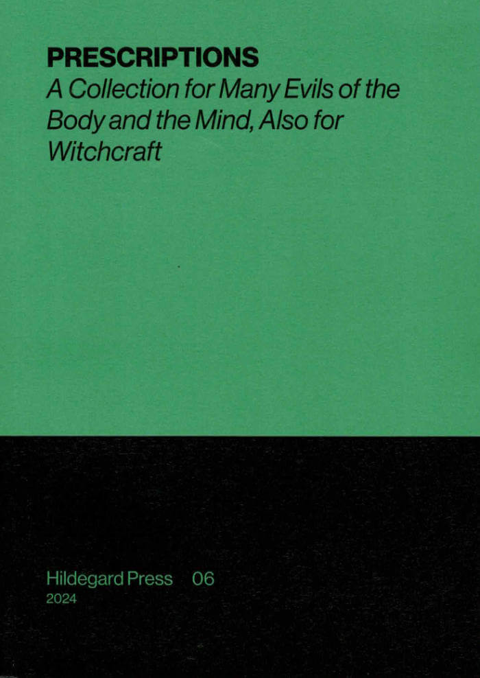 Cover of PRESCRIPTIONS: A Collection for Many Evils of the Body and the Mind, Also for Witchcraft