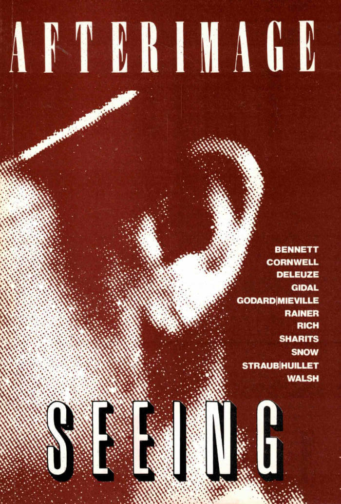 Cover of Afterimage No. 7, Seeing: Hearing