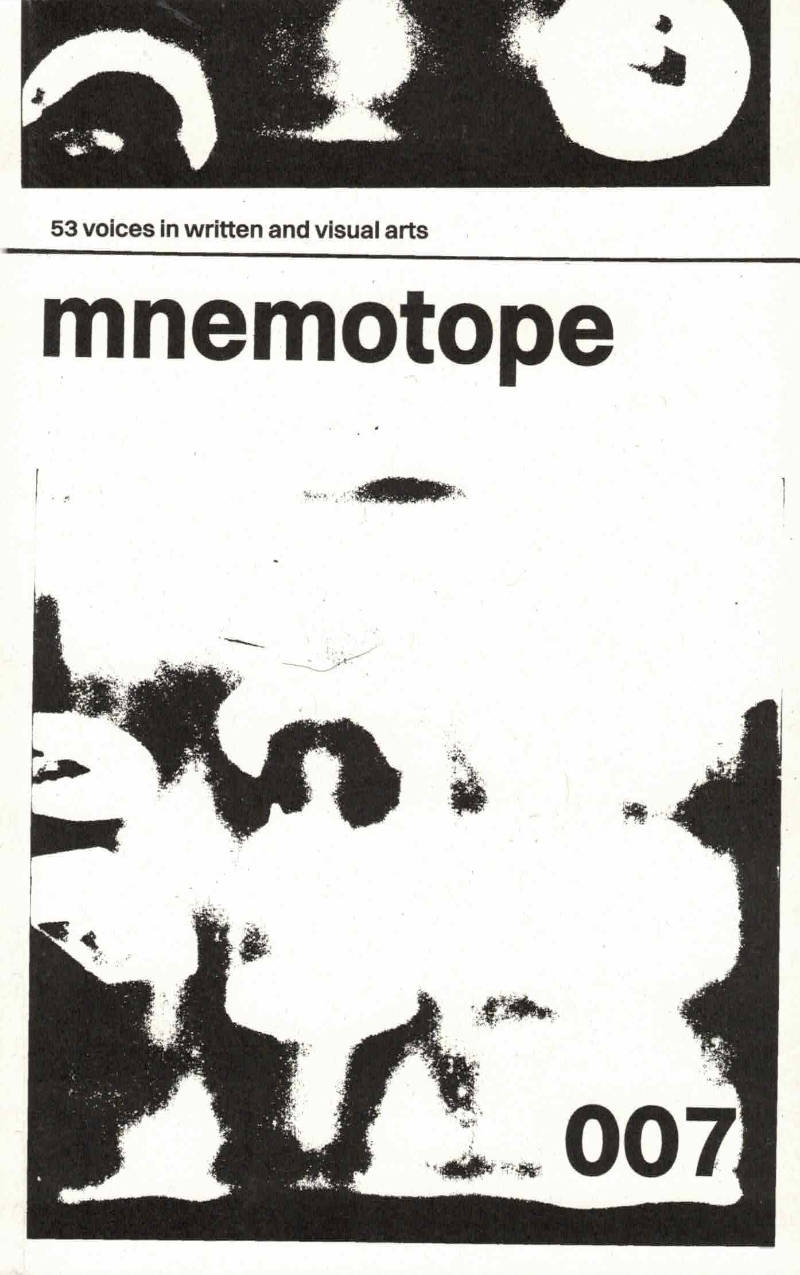 Cover of mnemotope 007