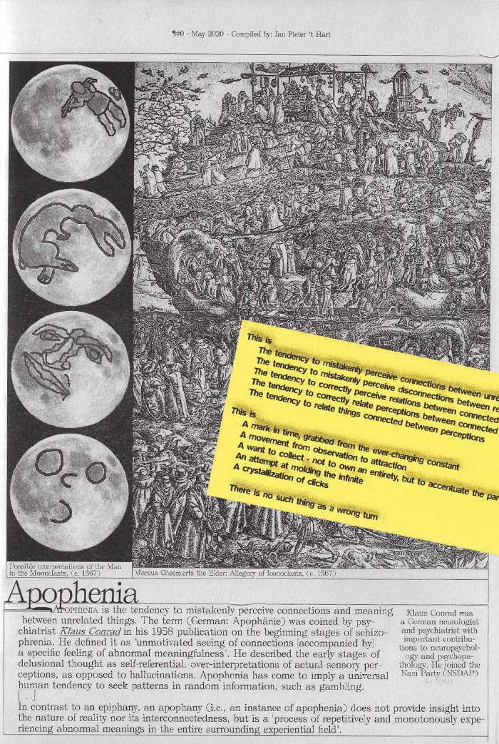 Cover of ¶ #0: Apophenia