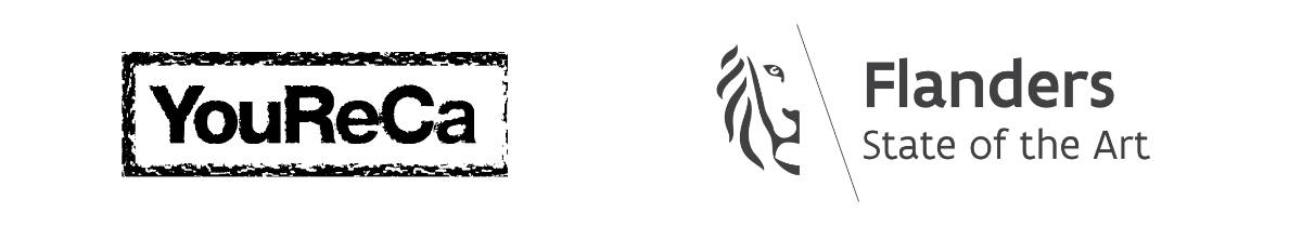 Logo's for YouReCa and Flanders State of the Art