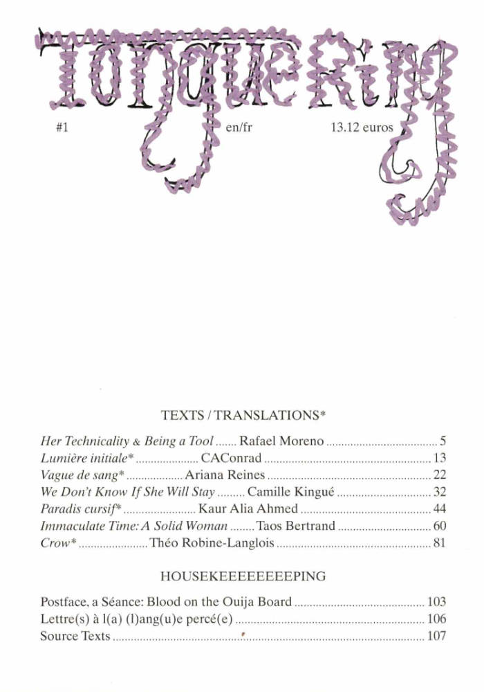 Cover of Tongue Ring: Issue 01