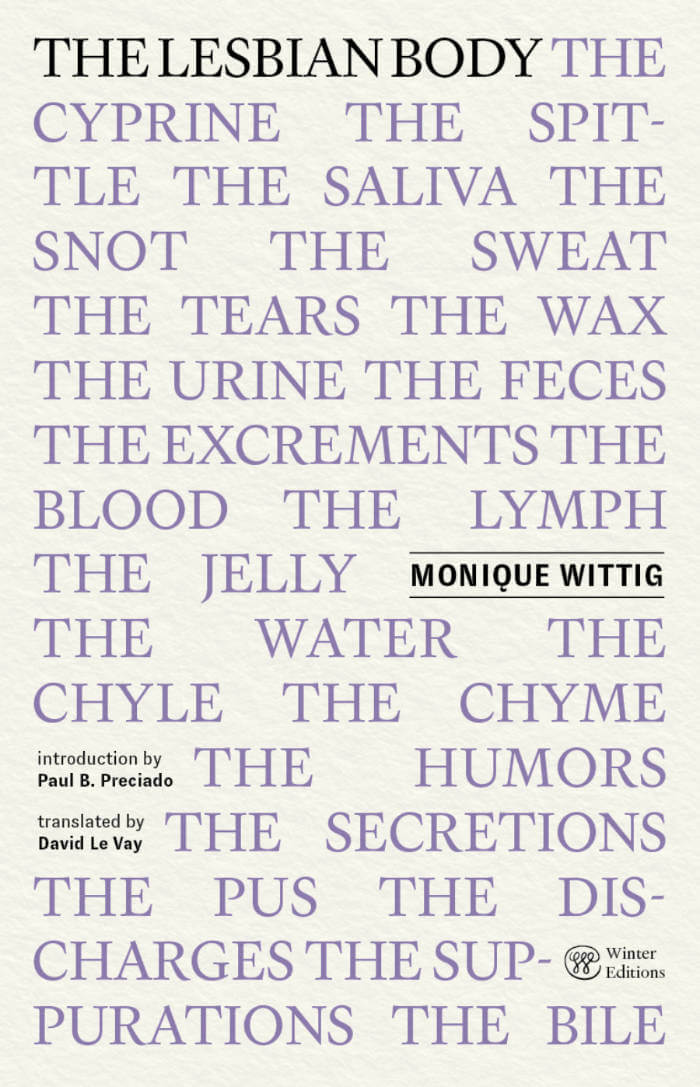 Cover of The Lesbian Body