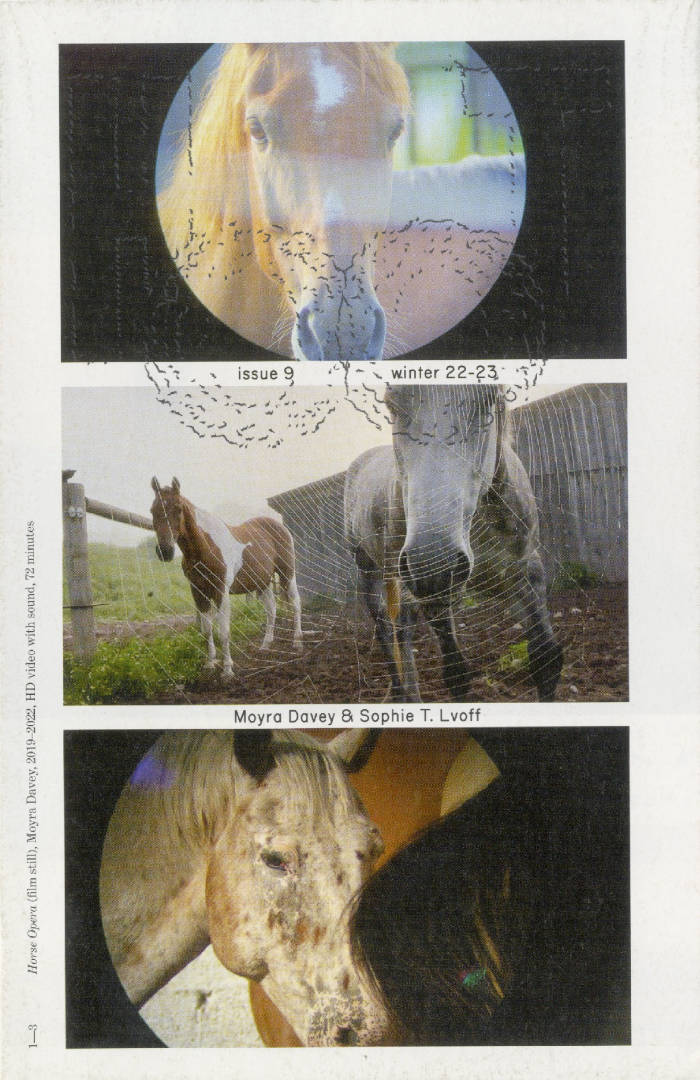 Cover of HOOT nr. 9 — Moyra Davey & Sophie T. Lvoff