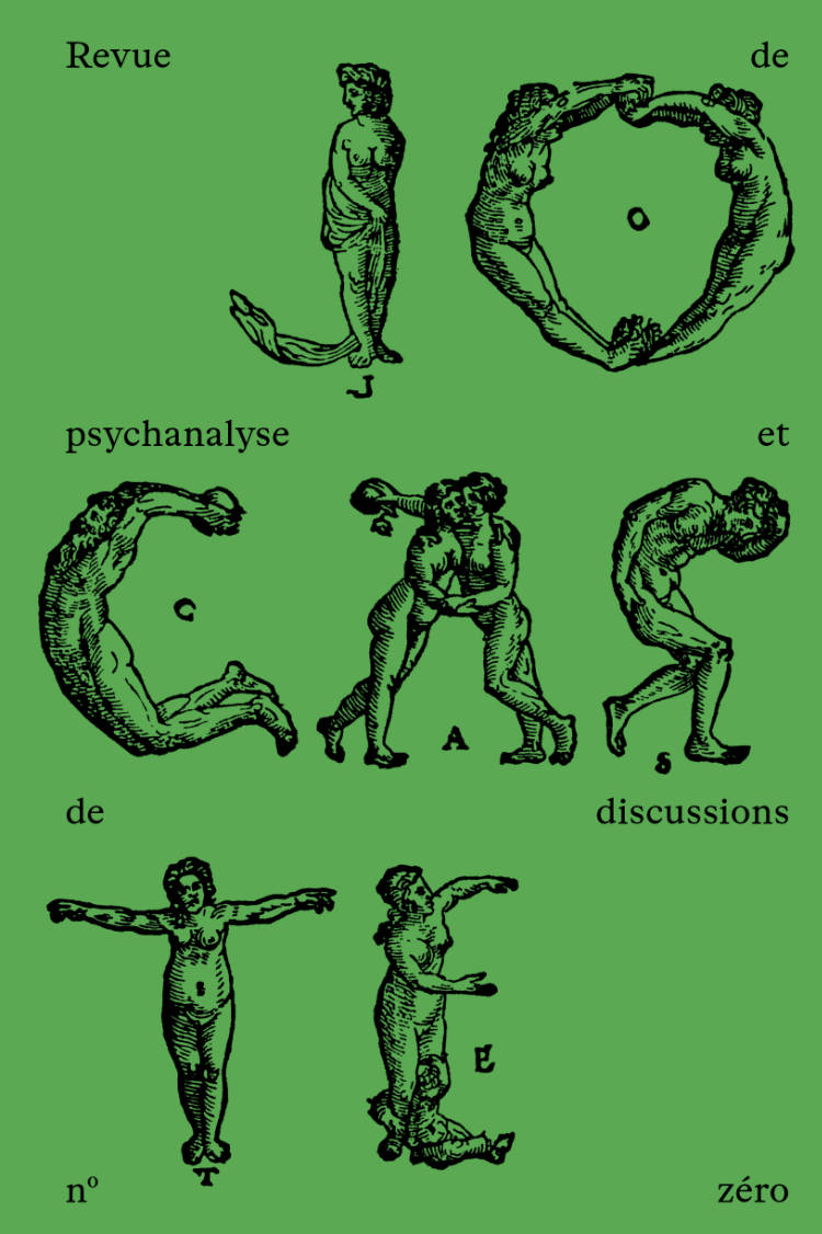 Cover of Jocaste #0 revue de psychanalyse et de discussions