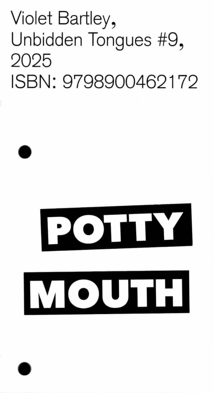 Cover of Unbidden Tongues #9: Potty Mouth
