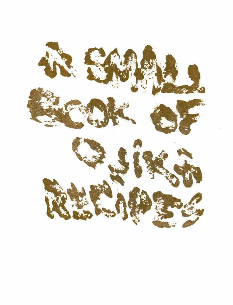 Cover of A small book of Ojika Recipes