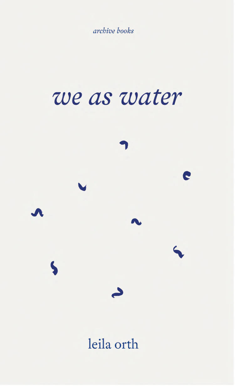 Cover of we as water