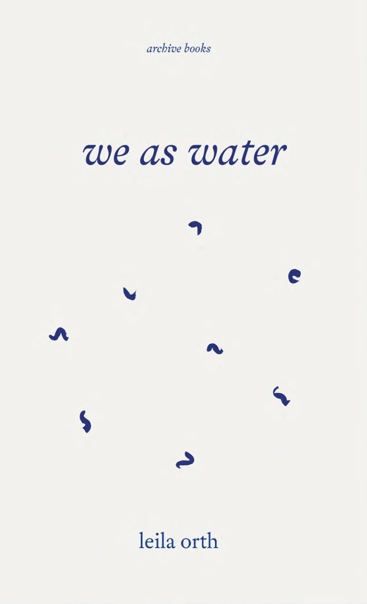 Cover of we as water