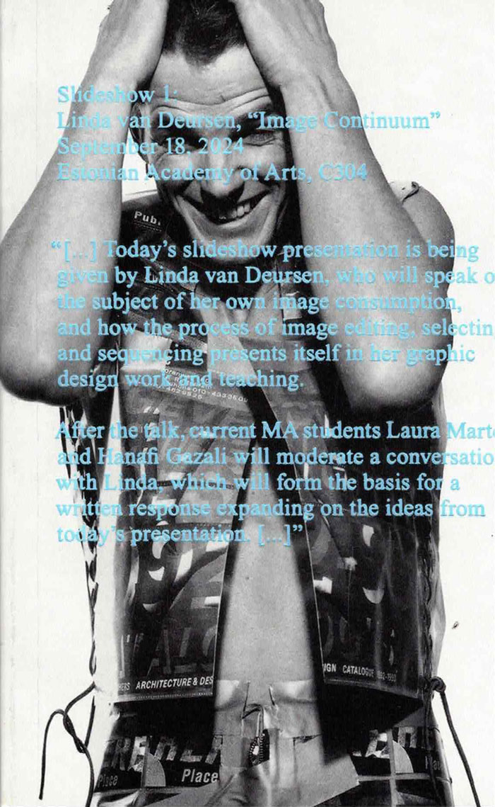 Cover of SLIDESHOW 1: LINDA VAN DEURSEN, “IMAGE CONTINUUM”