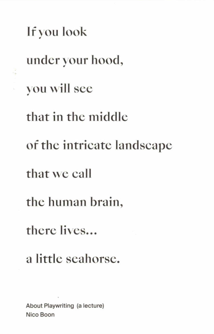 Cover of About Playwriting (A Lecture)