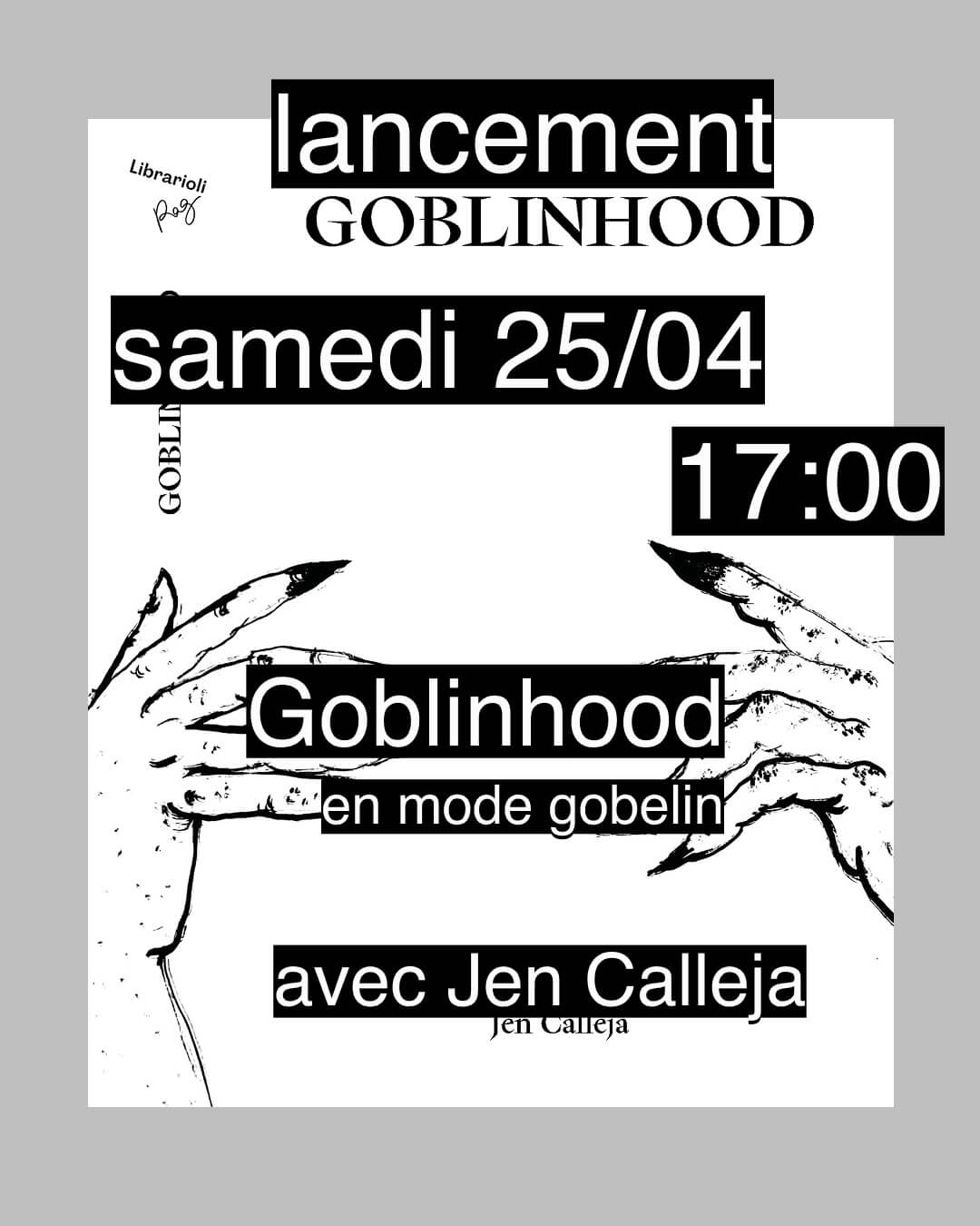 Cover of [Lancement] Goblinhood, en mode gobelin, avec Jen Calleja