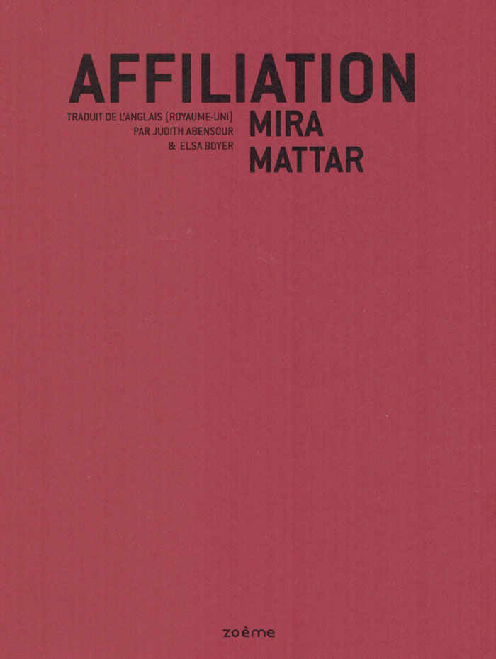 Cover of Affiliation