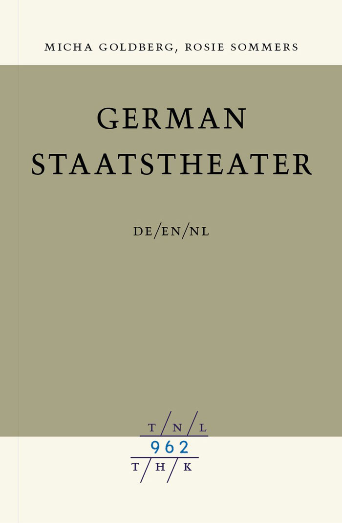 Cover of German Staatstheater