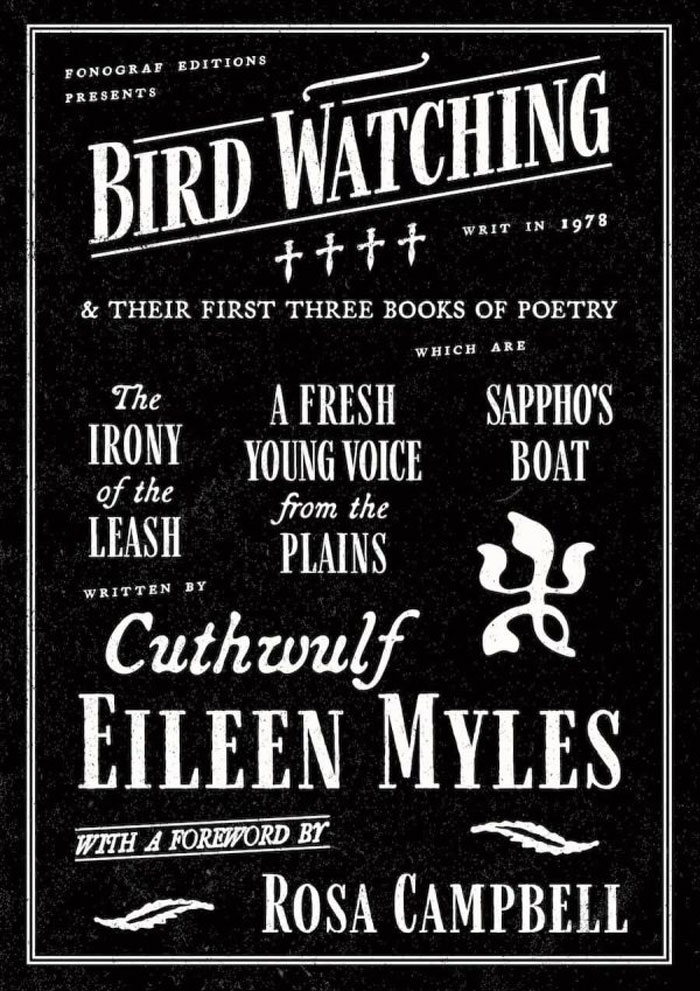Cover of Bird Watching and Their First Three Books of Poetry
