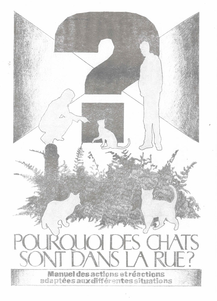 Cover of Pourquoi les chats sont dans la rue?
