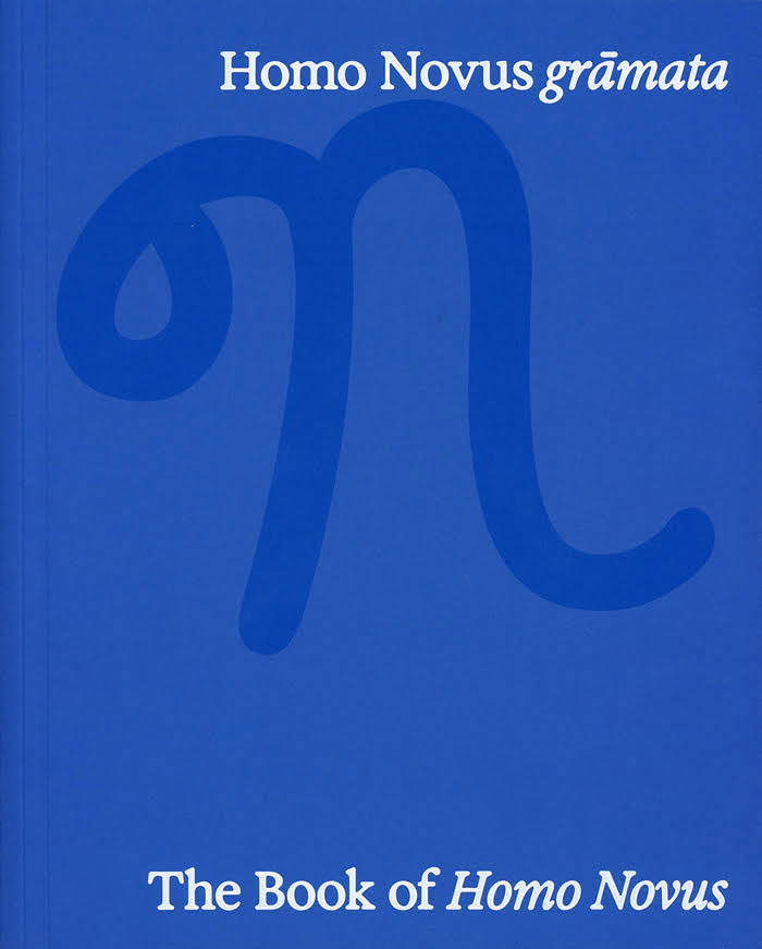 Cover of Homo Novus grāmata / The Book of Homo Novus