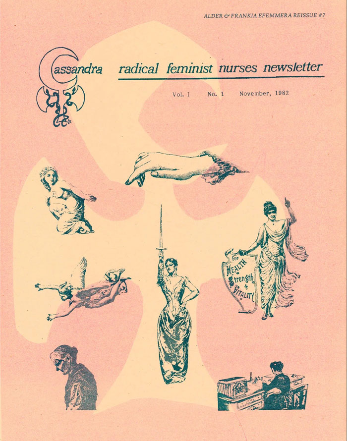 Cover of Efemmera Reissue #7: Cassandra Radical Feminist Nurses Newsletter