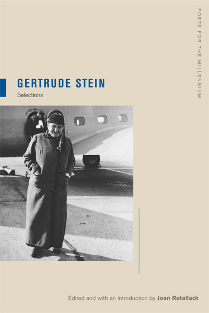 Cover of Gertrude Stein. Selections