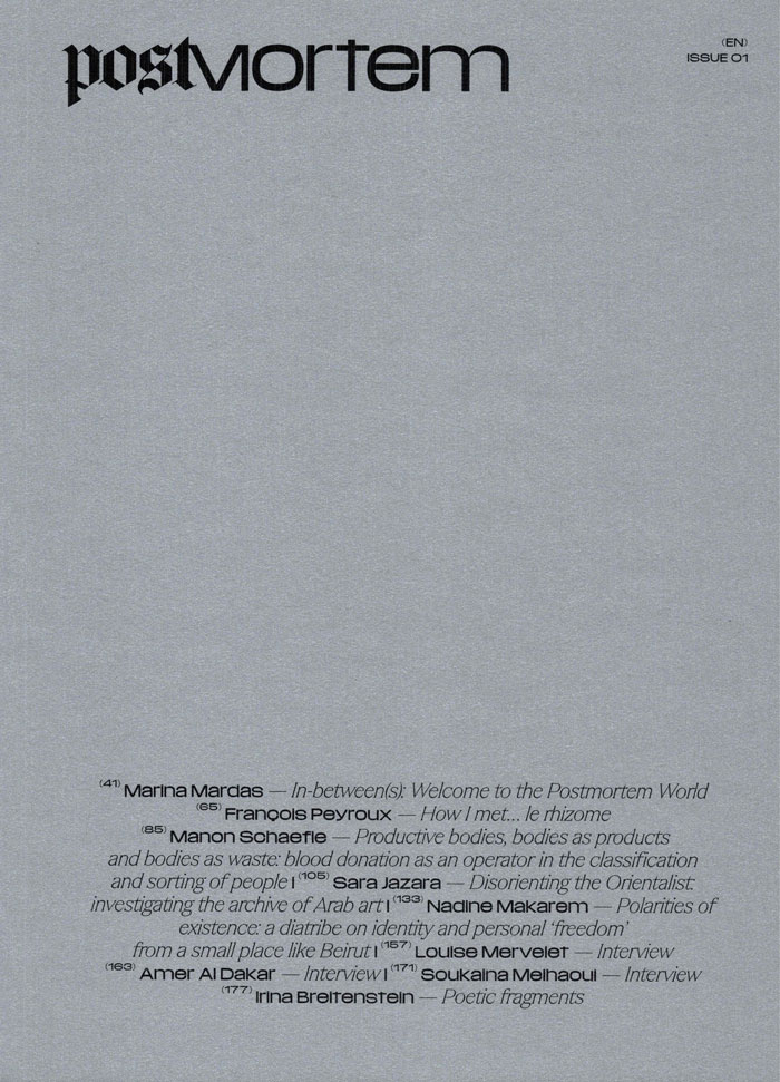 Cover of Postmortem #1