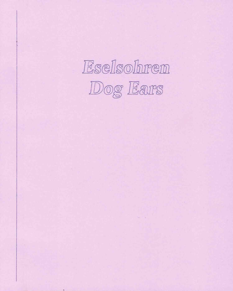 Cover of Eselsohren Dog Ears