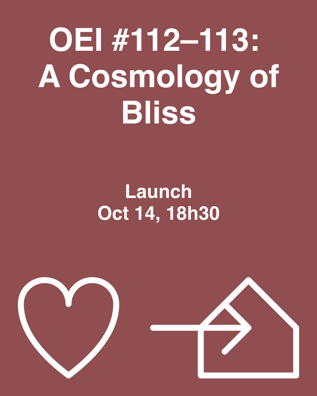 Cover of [Launch] OEI #112-113: Cosmology of Bliss