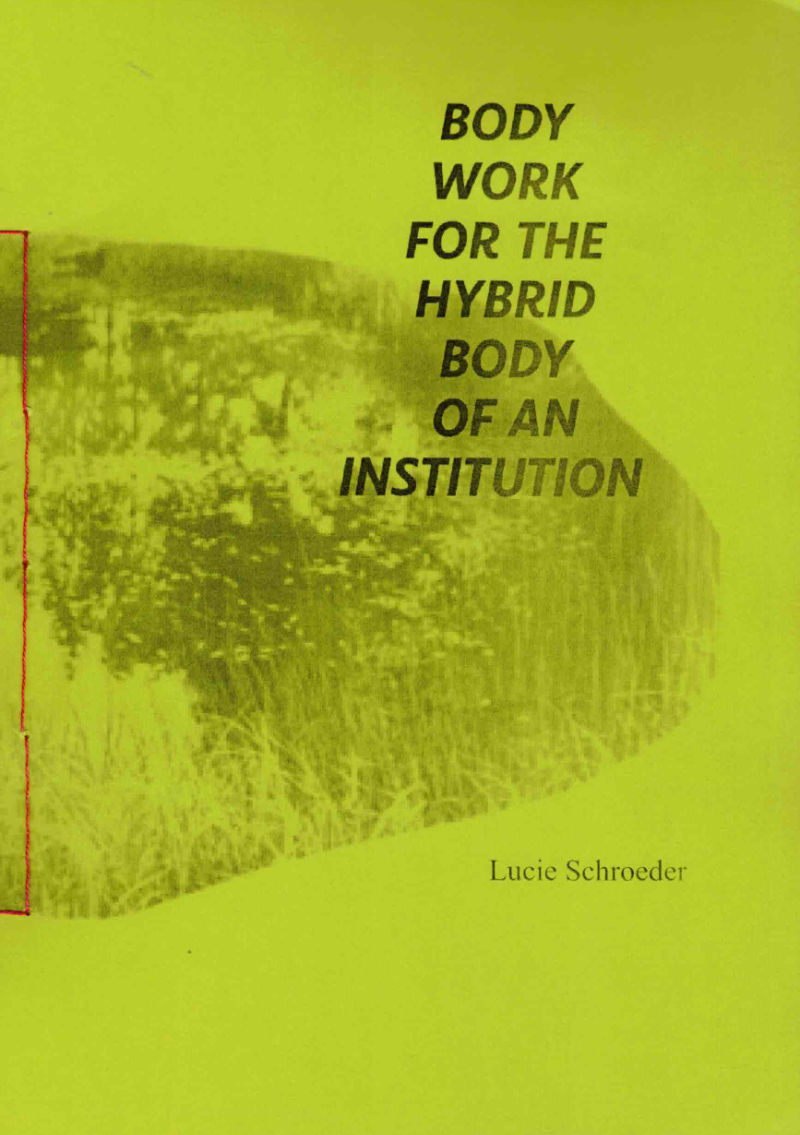 Cover of Body Work For The Hybrid Body Of An Institution