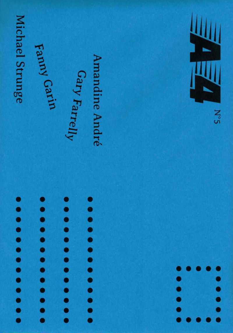 Cover of A4 review N°5