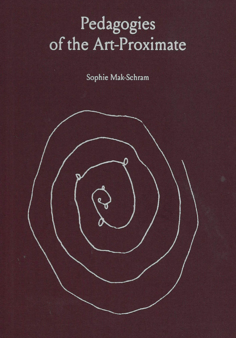 Cover of Pedagogies of the Art Proximate