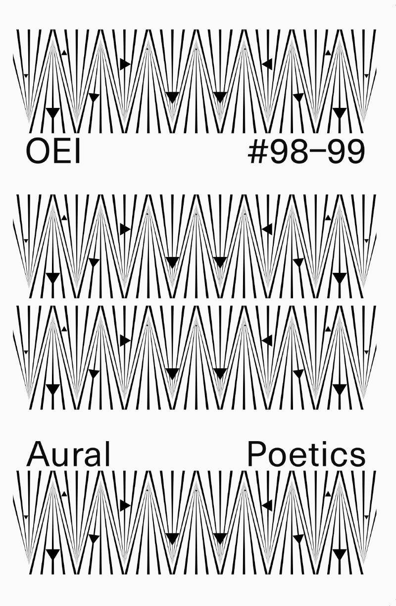 Cover of Aural Poetics (OEI #98–99)