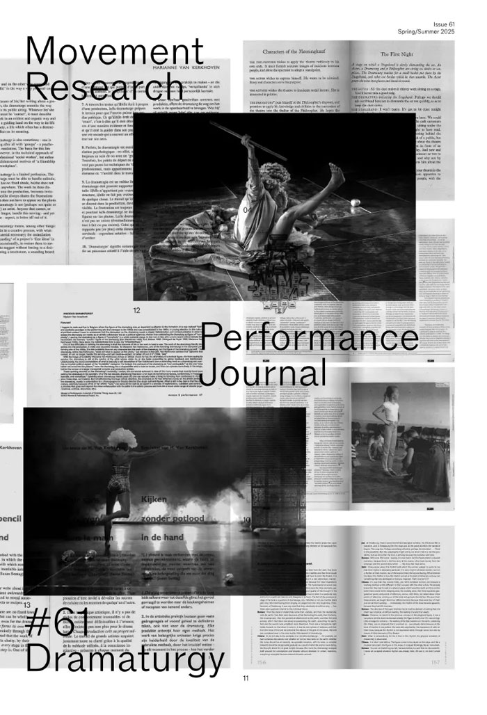 Cover of Issue #61 - Dramaturgy