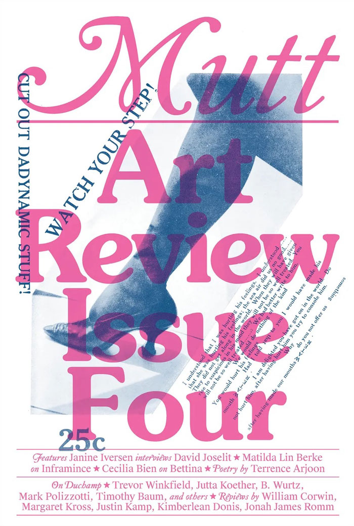 Cover of Mutt Art Review: Issue Four