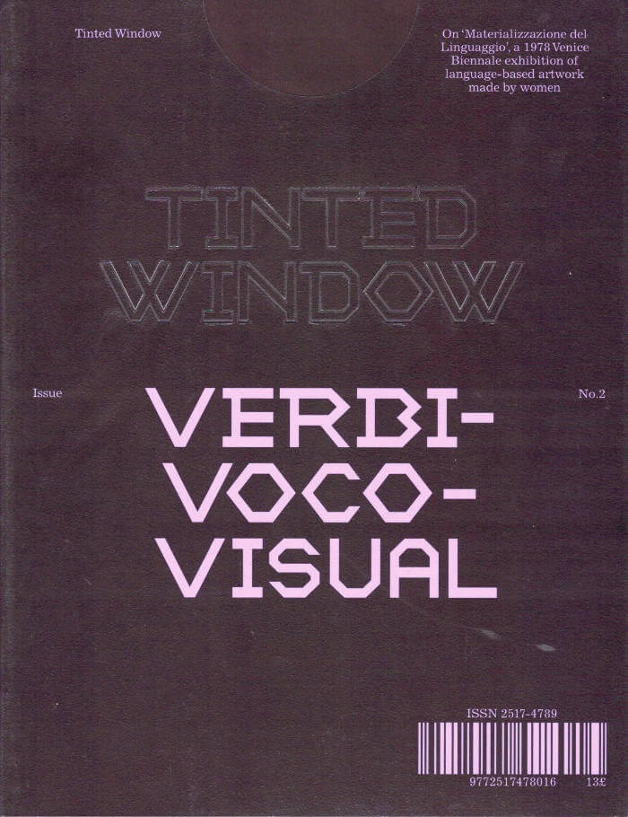Tinted Window #2 : Verbivocovisual