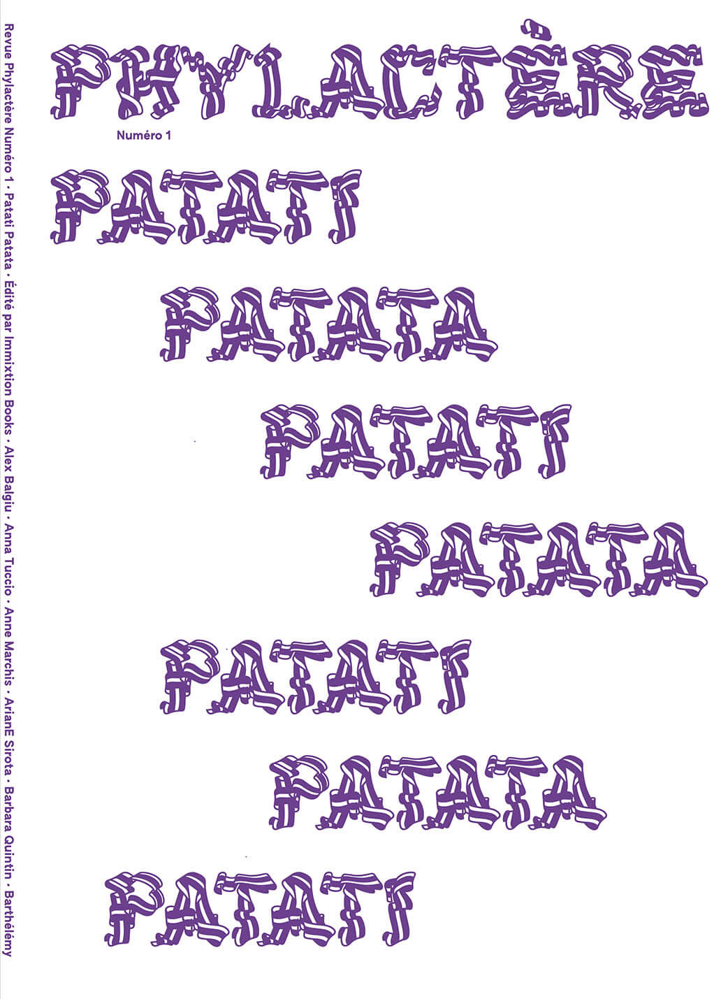 Revue Phylactère n° 1 Patati Patata
