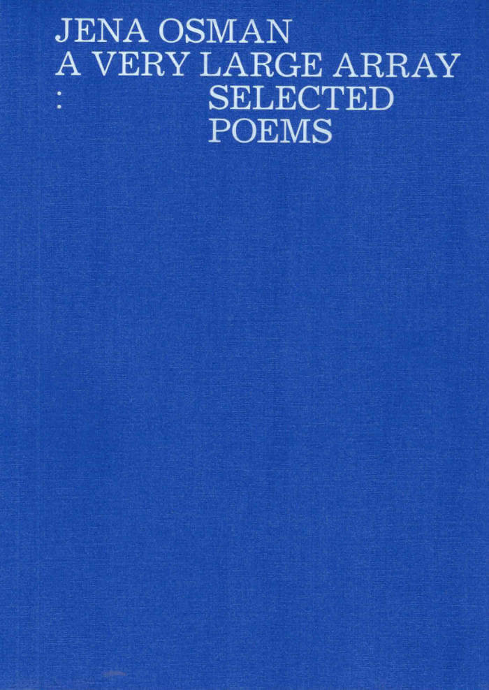 A Very Large Array: Selected Poems