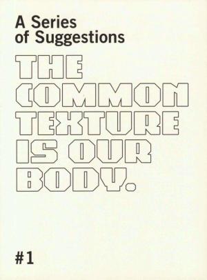 A Series of Suggestions: The common texture is our body - cover image