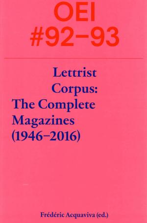 OEI #92-93 Lettrist Corpus: The Complete Magazines (1946–2016) - cover image
