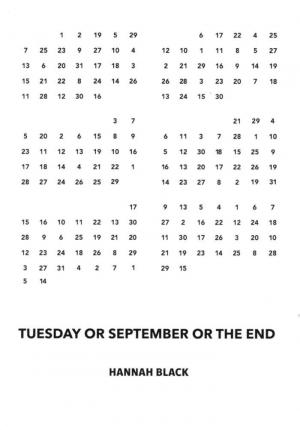Tuesday or September or the End - cover image
