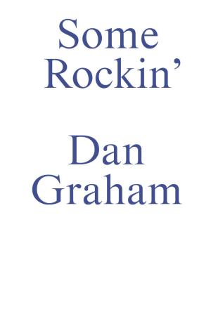 Some Rockin' – Dan Graham Interviews - cover image