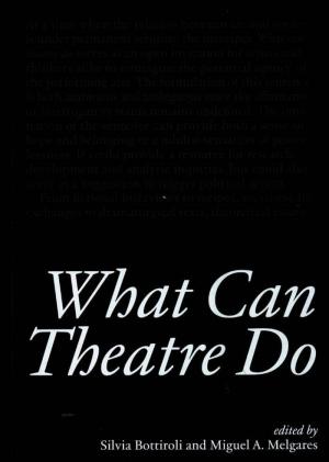 What Can Theatre Do - cover image
