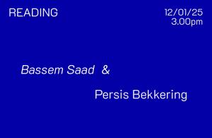 [Reading] Bassem Saad & Persis Bekkering